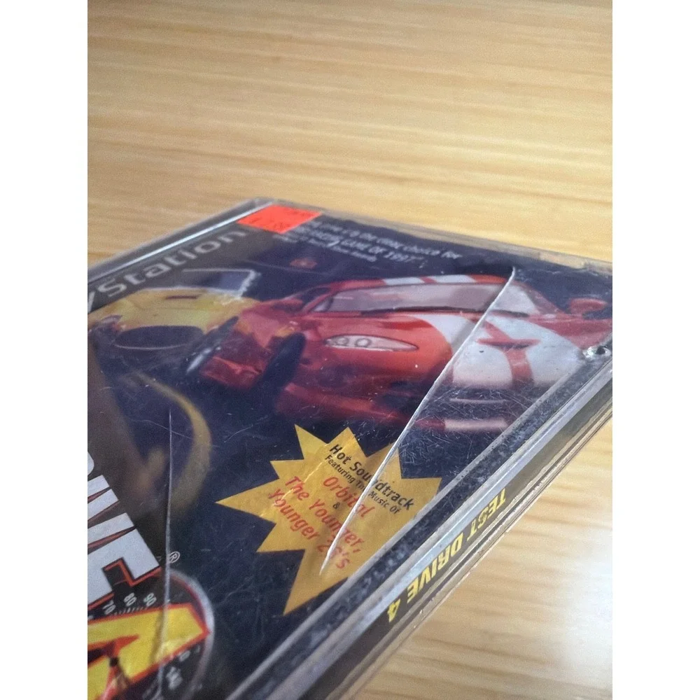 Test Drive 4 PS1 PlayStation Complete Untested Water Damage Crack Case‎
